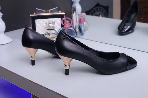 CHANEL Shallow mouth kitten heel Shoes Women--004